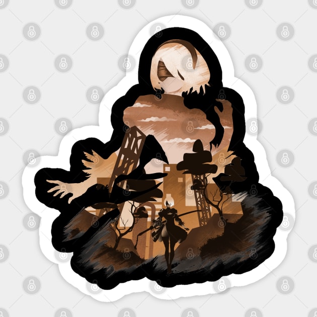 2B Sticker by rioaditama